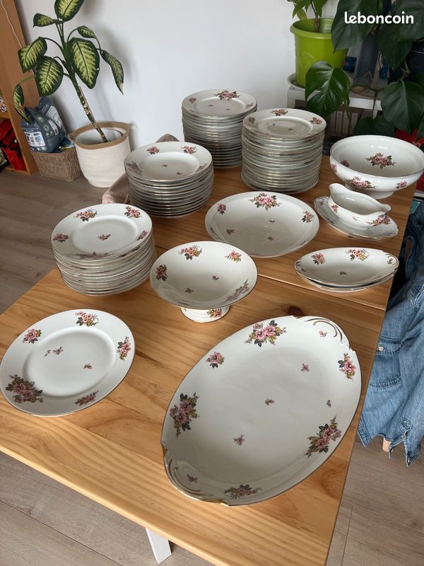 Limoges - Service de table F. Legrand (52) - Porcelaine - Catawiki