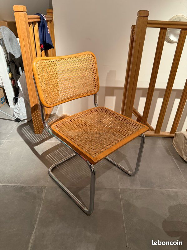 Lot de 4 chaises Marcel Breuer B32 cesca (image 1)