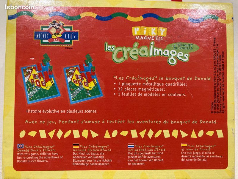 Piky magnetic créaimages le bouquet de Donald jeu éducatif aimanté (image 5)
