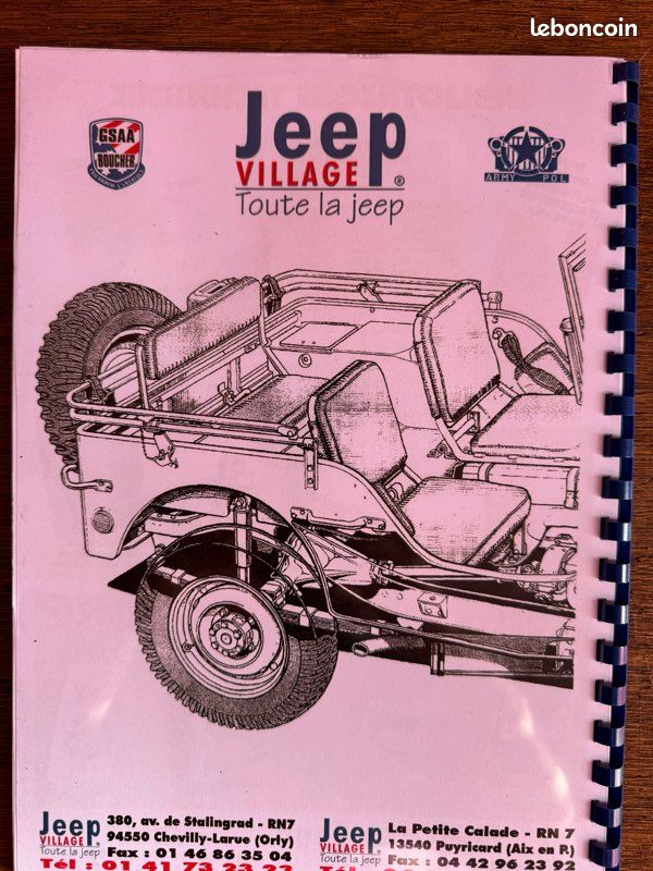 Jeep Ford- Willys-Hotchkiss-Étude de la Jeep (image 6)