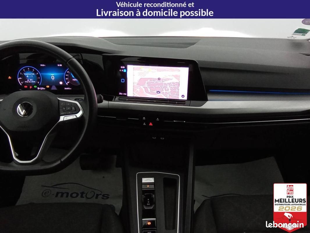 Volkswagen Golf 1.0 eTSI OPF 110 DSG7 Life +GPS +Caméra (image 14)
