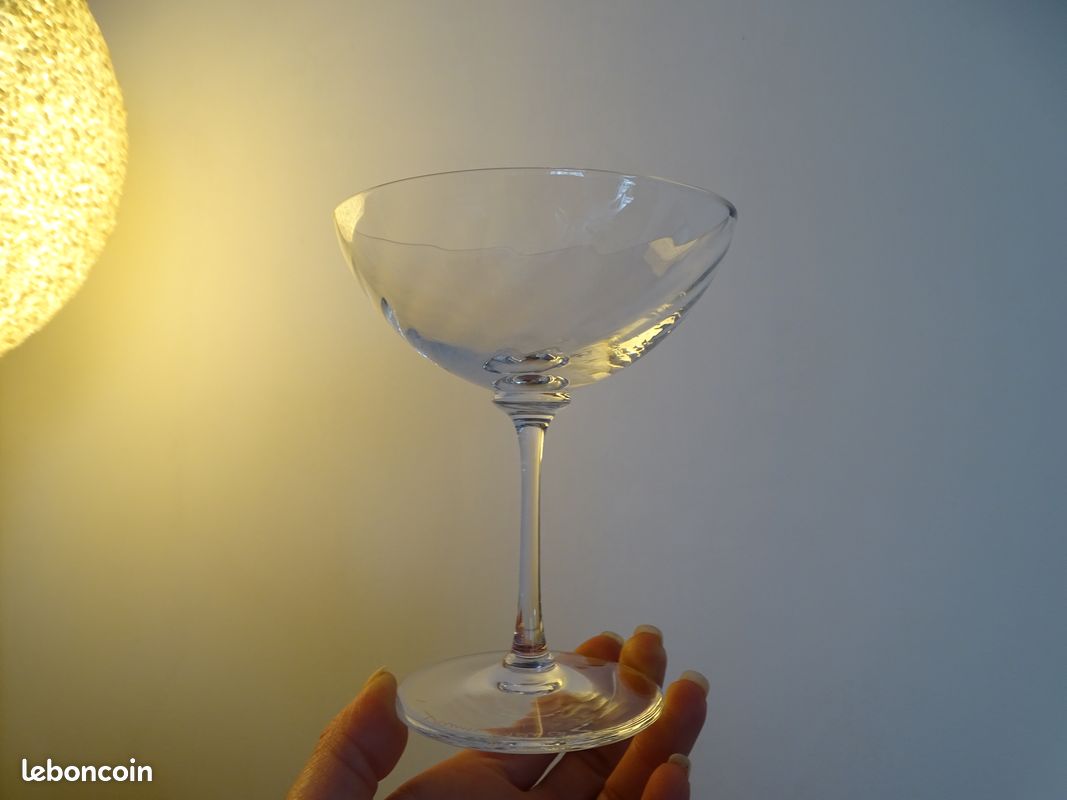 Coupe à Champagne Daum France Modèle Fontenay – Cristal, Vente à La Pièce