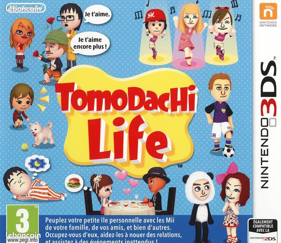 Jeu Nintendo 3DS Tomodachi Life CARTOUCHE SEULE (image 1)