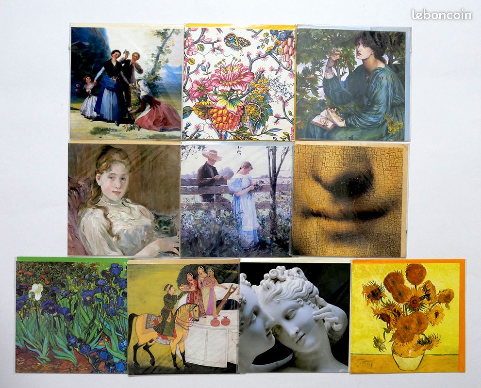 Lot De 50 Cartes Simples, Carrées, 15 X 15 Cm, Bleu Roi, 240