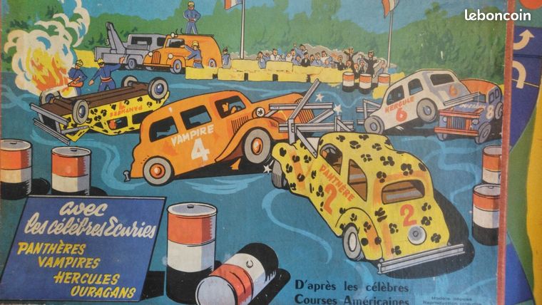 Jeux année 50 Grand jeux de stock cars