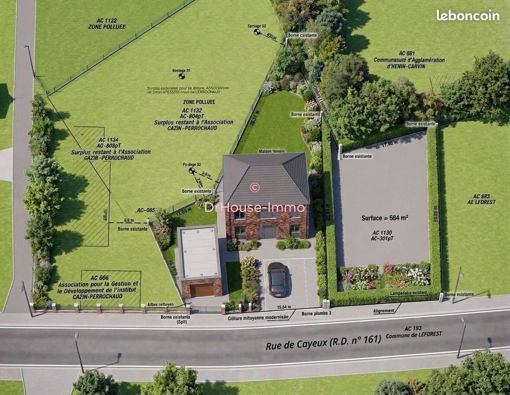 Terrain 788 m² · à Leforest · 788 m² · 85 000 €