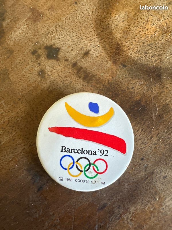 Pin's Mascotte Cobi Des JO De Barcelone 1992, Vintage Années 90, Badge Collection