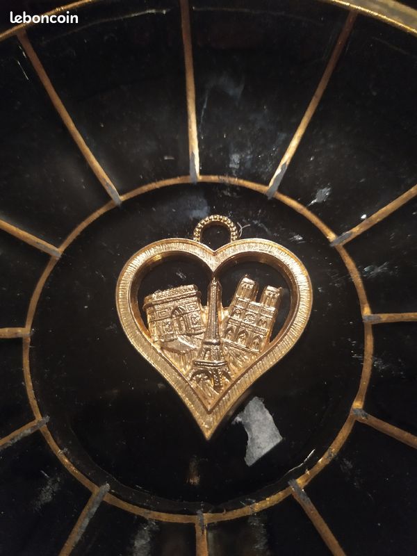 Porte clefs pub paris coeur vintage (image 1)