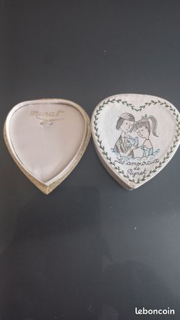 Écrin à Bijou Vintage Murat - Les Amoureux De Peynet - Carton Illustré Années 60 - Occasion