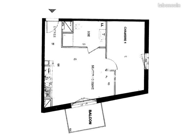 Appartement 2 pièces 40 m² · à Chenôve · 40 m² · 571 €/mois