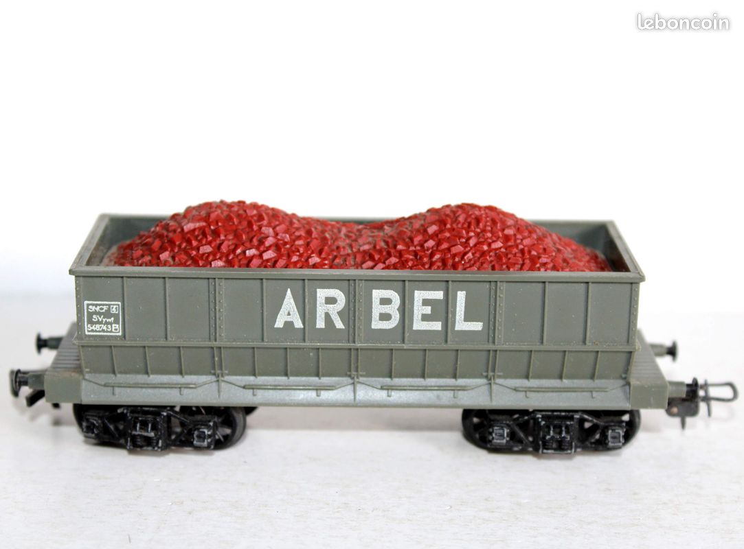 Wagon Houiller Arbel MH à Bogies - Réf VB 46, échelle HO, Réseau SNCF, Occasion