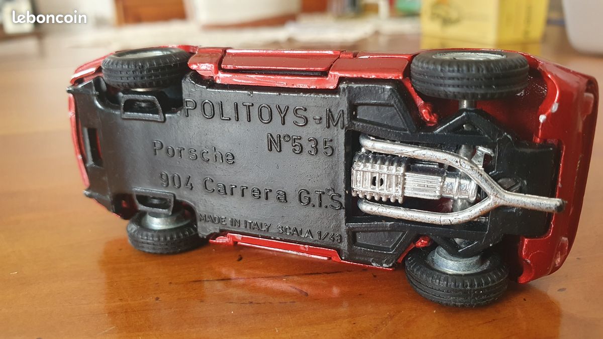 Miniature Porsche 904 Carrera GTS 1/43 Politoys Vintage - Italie, Occasion, Collector