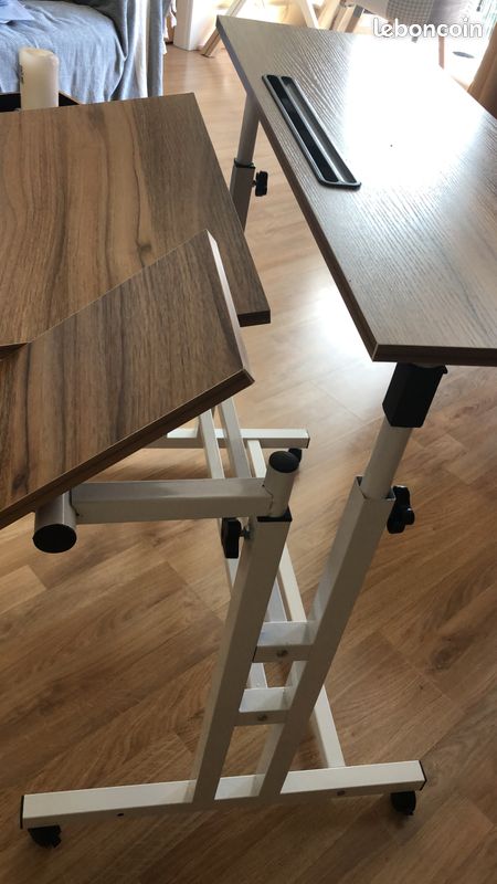 Meuble mobile ordinateur position assise / debout (image 2)