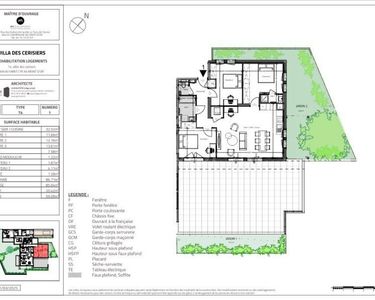 Appartement 509 500 € - 86 m²