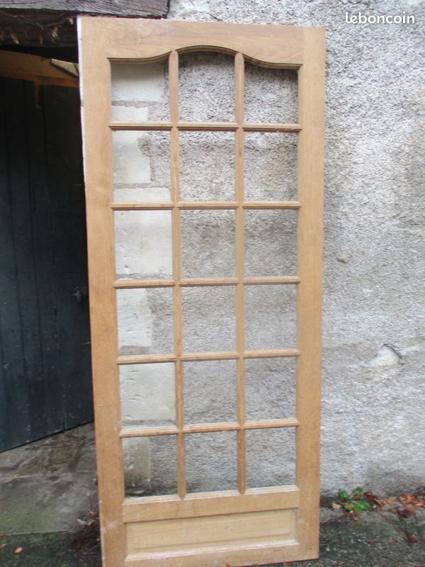 Porte interieur en chene neuve brut +20 ans bois (image 2)