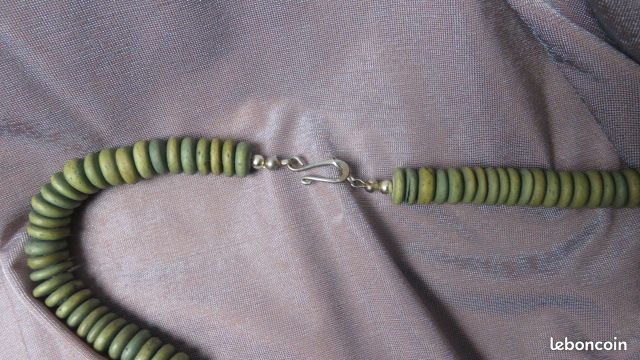 Collier coloré en perles fantaisie bois (image 2)