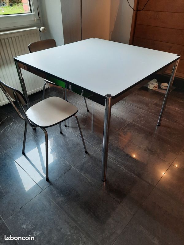 Table USM Haller blanche 100 × 100 (image 3)