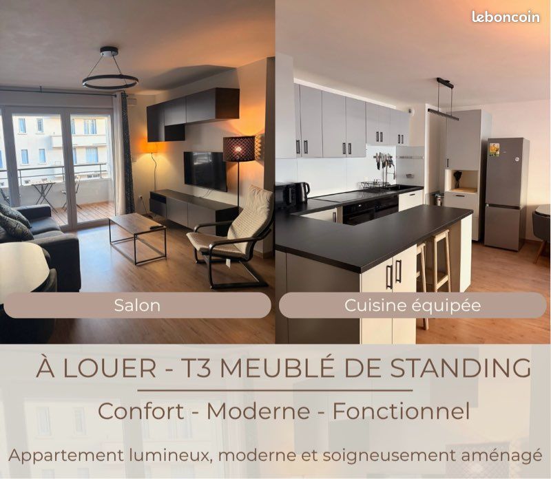 Appartement 3 pièces 63 m² · à Toulouse · 63 m² · 1 300 €/mois