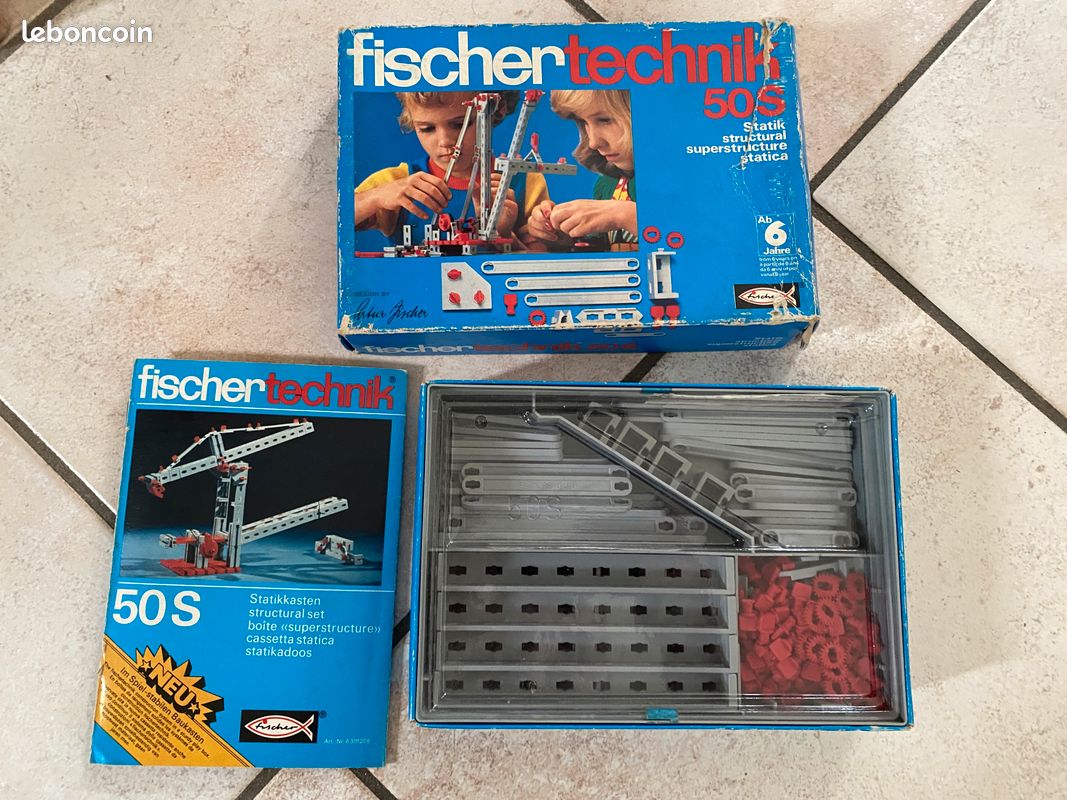 Lot jeux fischertechnik 200 50 50s (image 4)