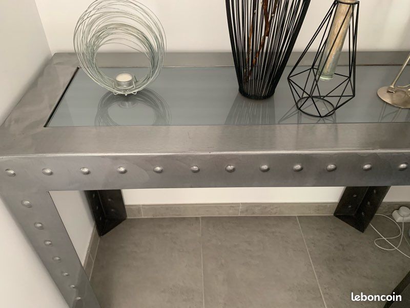 Console métal style industriel (image 3)