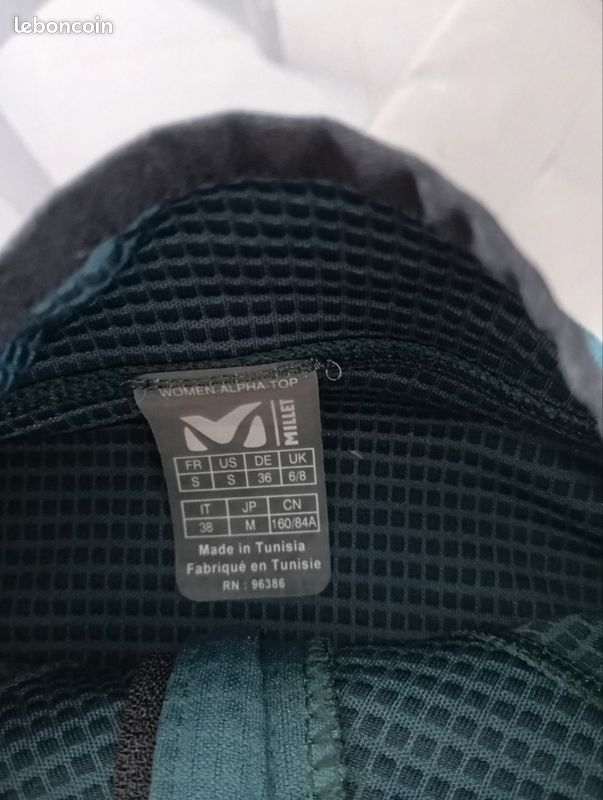 Haut sans manche millet taille S (image 3)