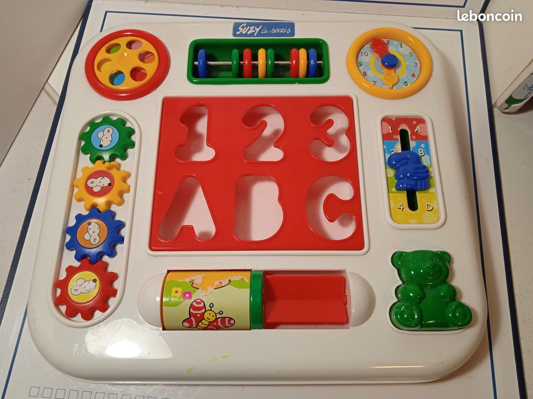 Tableau De Plateau 1 à 12 New Classic Toys - Jeu éducatif En Bois - Apprentissage Des Nombres Et Couleurs - Dès 3 Ans