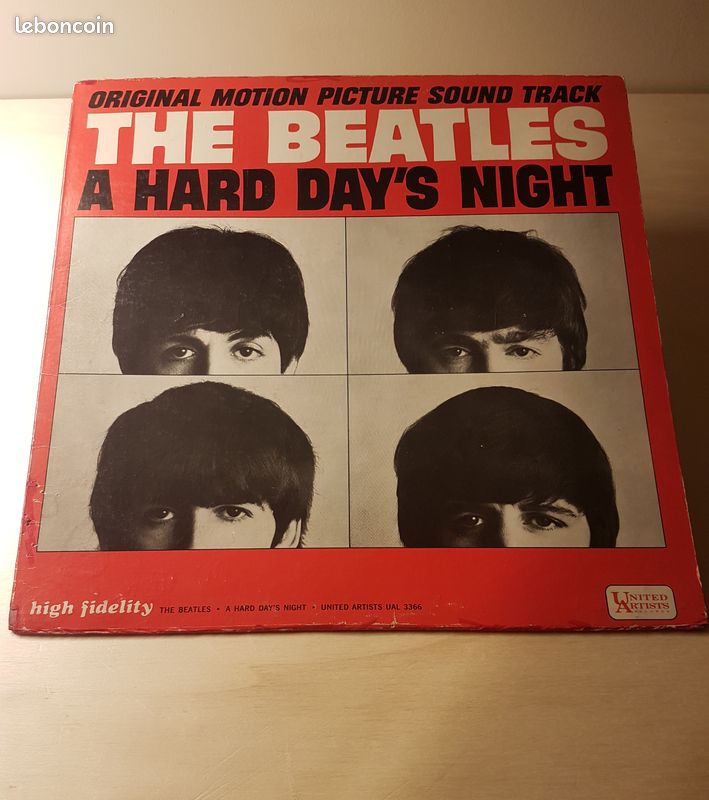 The Beatles - A Hard Day's Night (Original Motion Picture Sound Track) [Pressage U.S. 1964] /Vinyle (image 1)