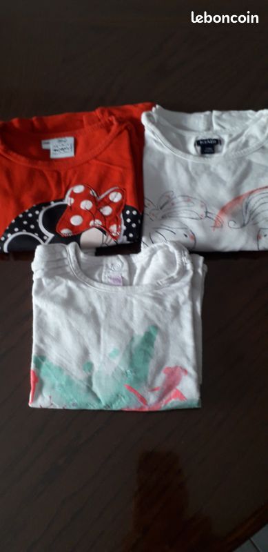 T Shirt ML Fille 2 ans (image 1)