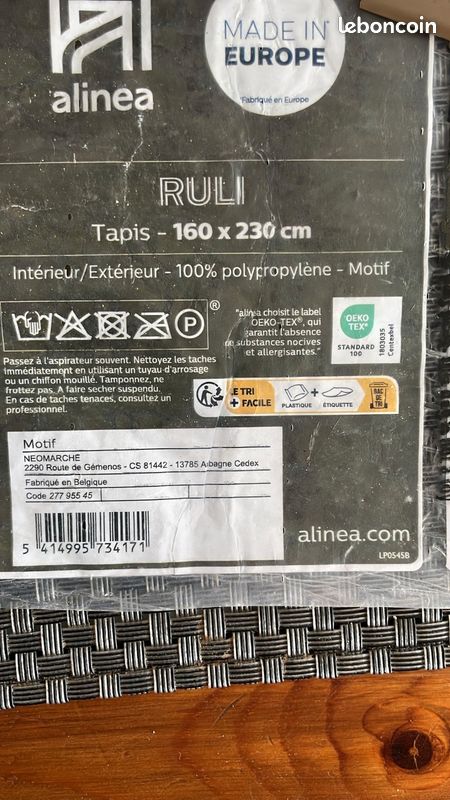 Grand tapis Alinea interieur/ exterieur (image 2)