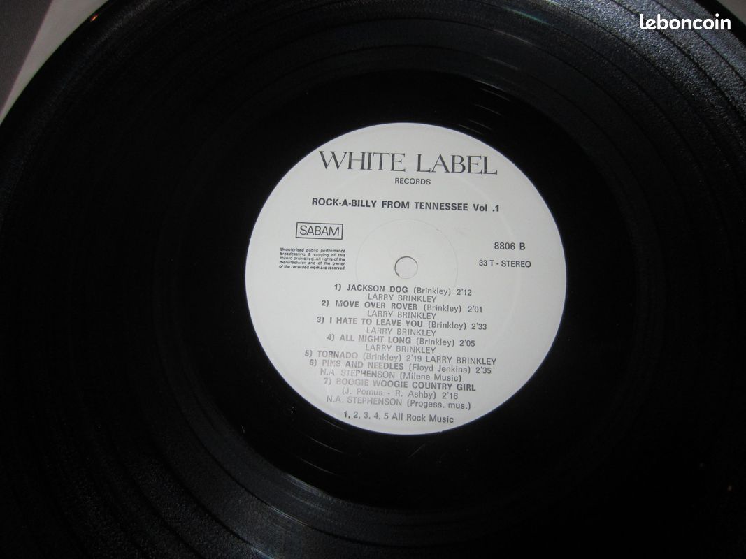 LP White Label "Rock-a-Billy from Tennessee vol.1" (image 3)
