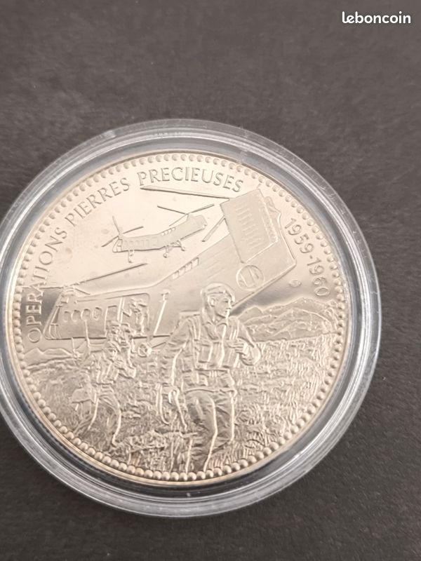 CINQUIÈME RÉPUBLIQUE Médaille, Opération pierres précieuses 1959-1960