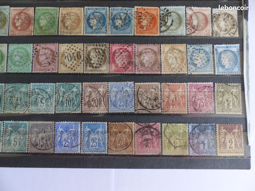 Lot De 270 Timbres Oblitérés France 1960-1980 - Dont Surtaxés (collection)