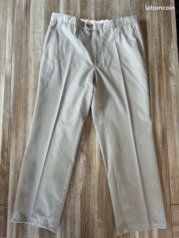 Pantalon beige taille 46 (image 3)