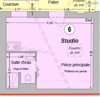 Appartement 1 pièce 22 m² · à Bordeaux · 22 m² · 122 000 €