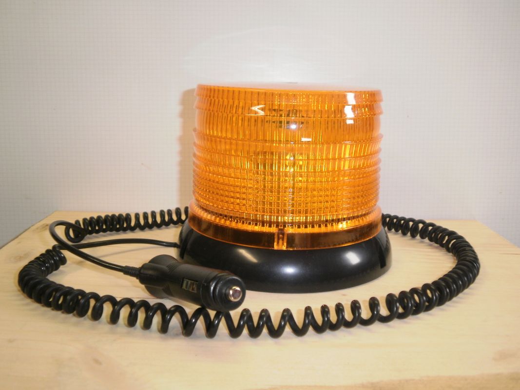 Gyrophare LED - Orange - Flash Light 12-24V sans fil avec aimant