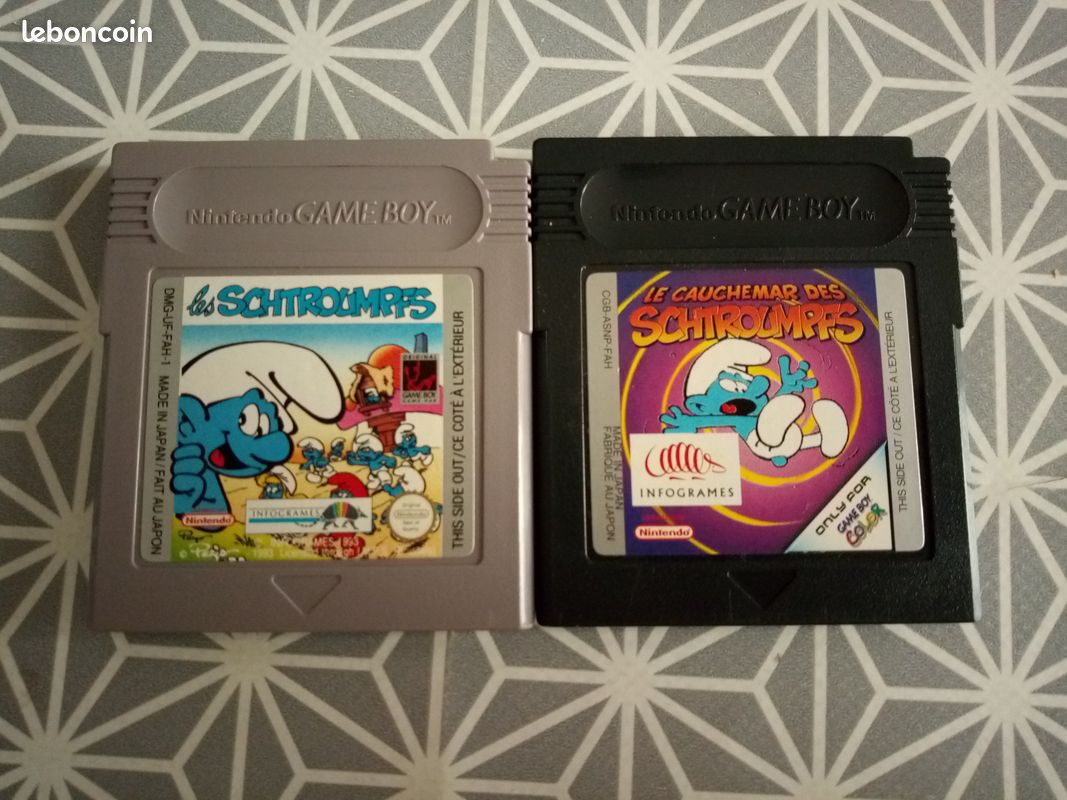 Jeux game boy Schtroumpfs (image 1)