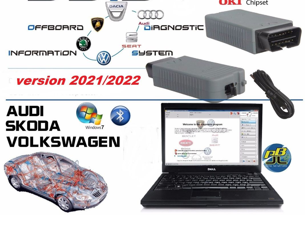 Valise de diagnostic Skoda Seat Audi VW VAS ODIS+ORDINATEUR 2023  DIAGNOSTIQUE - Équipement auto