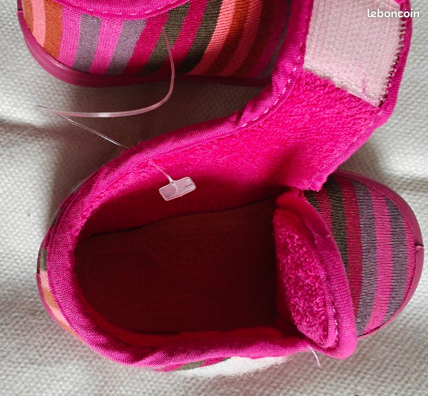 Chaussons rose DPAM taille 18 (neuf) (image 6)
