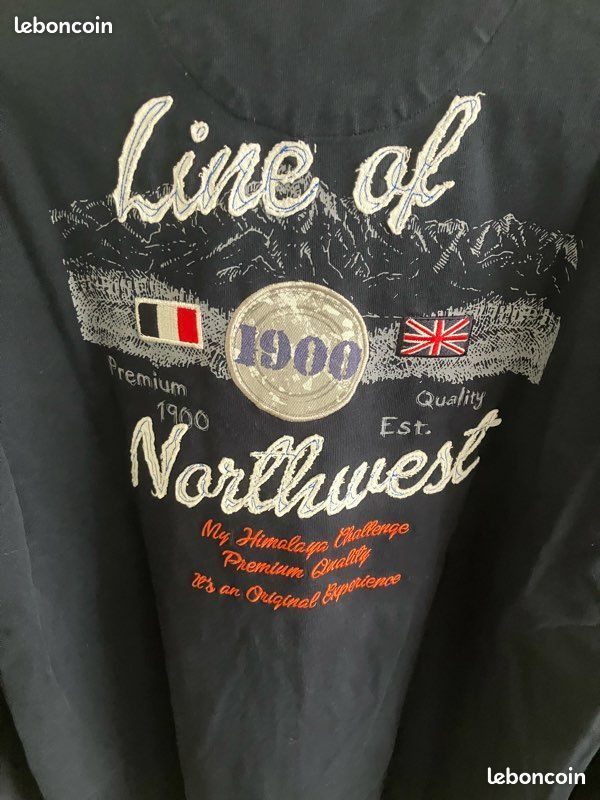 Polo manches longues Burton taille M neuf (Marine) Vêtements