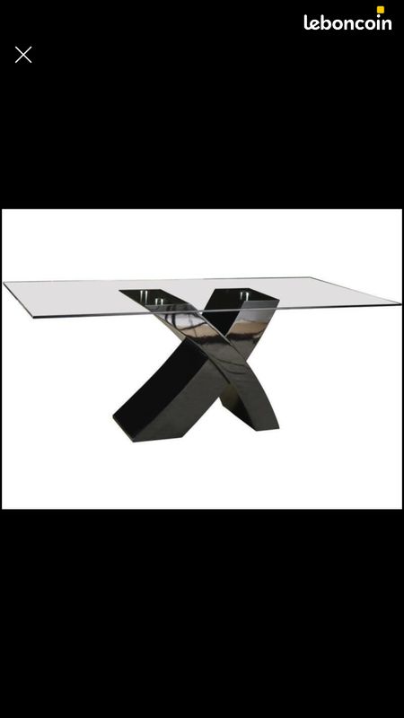 Table en verre 8 personne (image 1)