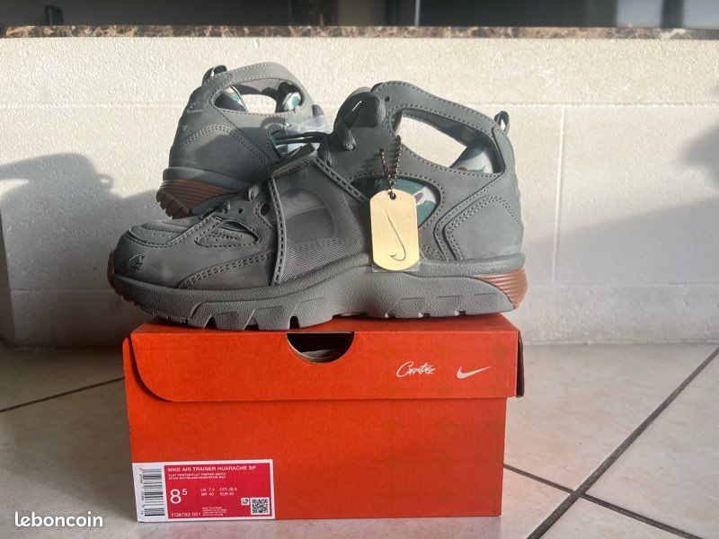 CRTZ x Nike air Trainer Huarache (Gully Grey) Chaussures