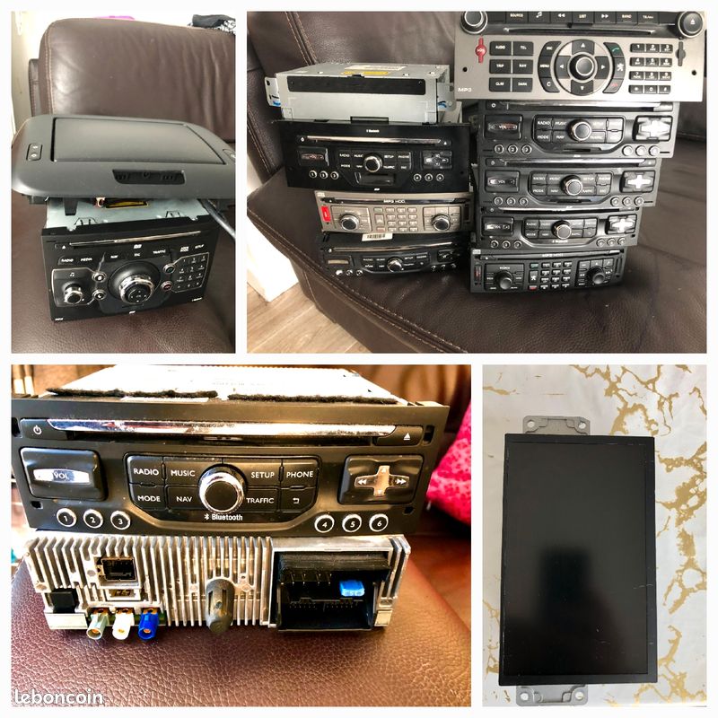 Autoradio ecran c4 ds5 3008 308 parner gps 2024 garantie 2ans d'origine peugeot citroen (image 1)