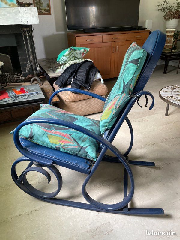 Rocking-chair bois tourné (image 4)