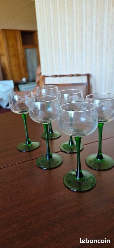6 verres à vin blanc d'Alsace (image 3)
