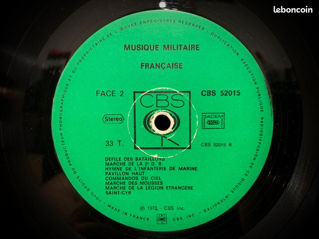 Disque 33T - Marches Militaires Française (C13) (image 2)