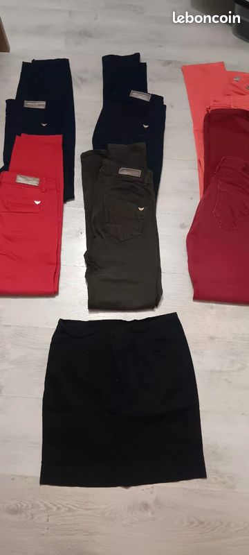 Lot pantalons jeans femme 36/38 (image 1)
