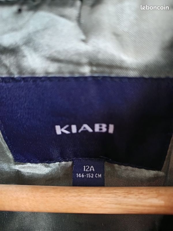 Veste bombers fille vert kaki (image 4)