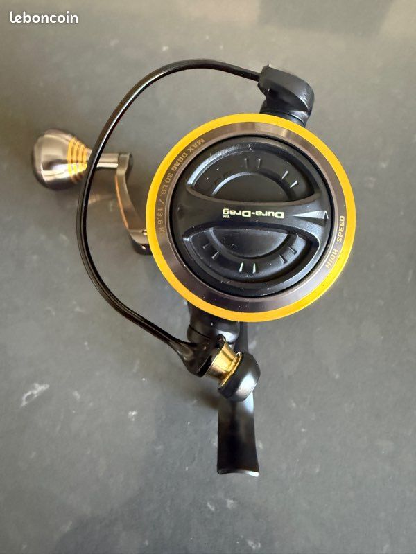 Moulinet De Pêche Eau Douce Et Salée – Rouet Ergonomique Antidérapant 10 Kg De Frein, 12+1 Roulements, Pour Perche, Truite, Poisson-chat