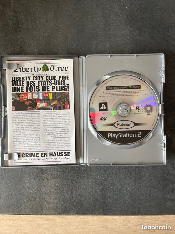GRAND THEFT AUTO Liberty City Stories Sony PlayStation 2 PS2 scellé EUR