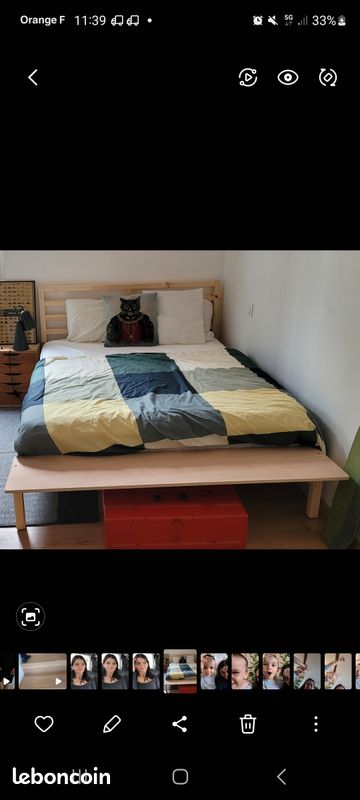 Lit matelas et sommier (image 1)